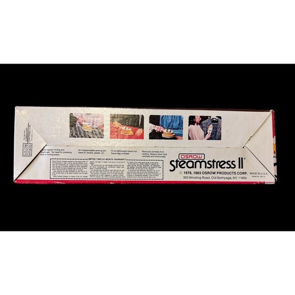 Vintage Osrow Steamstress II Lightweight Steam Iron - Picture 4 of 9